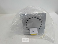 1 x kloksifon pvc 10x10 cm afvoer 40 - afbeelding 2 van  3