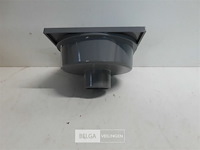 1 x kloksifon pvc 150x150 grijs - afbeelding 3 van  3