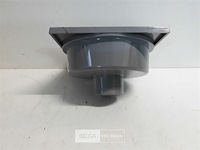 1 x kloksifon pvc 150x150 grijs - afbeelding 3 van  3