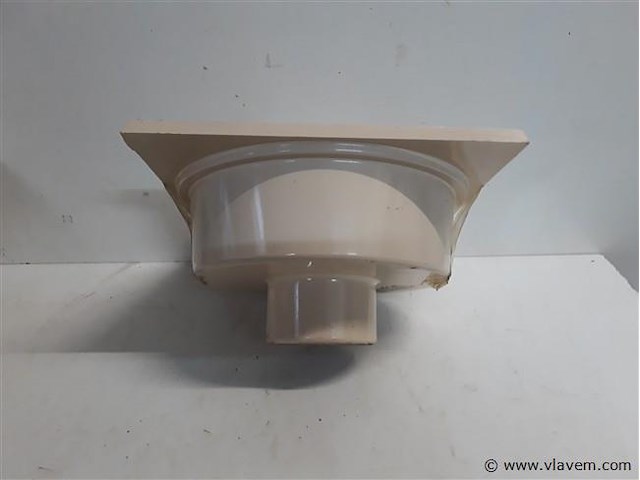 1 x kloksifon pvc 250x250 beige - afbeelding 2 van  2