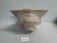 1 x kloksifon pvc 250x250 beige - afbeelding 3 van  3