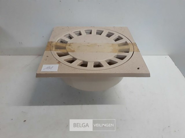 1 x kloksifon pvc 250x250 beige - afbeelding 1 van  3
