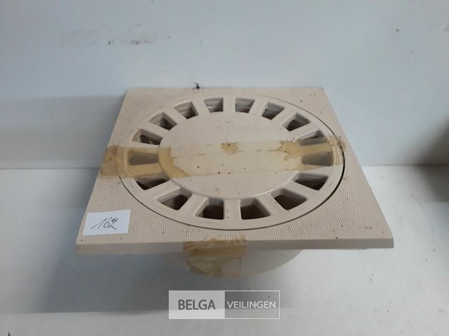 1 x kloksifon pvc 250x250 beige - afbeelding 1 van  3