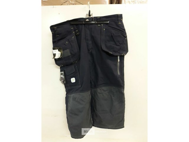 1 x knie werkbroek blauw kansas 58 - afbeelding 1 van  3