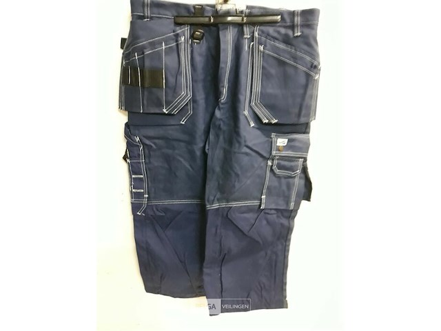 1 x kniebroek blauw fristads 52 - afbeelding 1 van  3