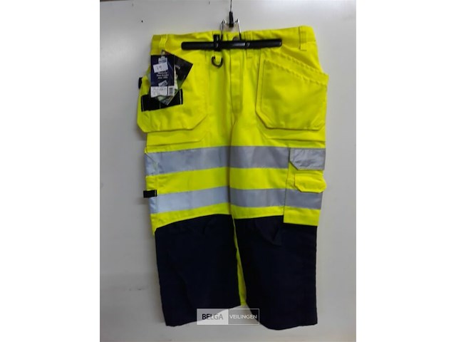 1 x kniebroek geel fluo fristads 50 - afbeelding 2 van  3