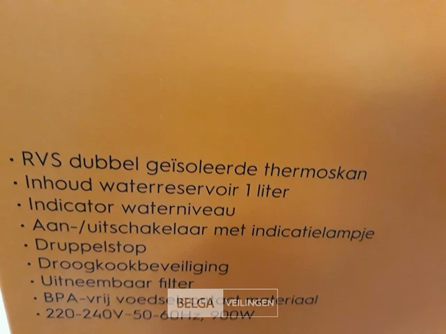 1 x koffiezet met thermos blokker - afbeelding 3 van  3