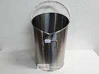 1 x kolen- of pelletemmer 40 cm mat - afbeelding 2 van  3