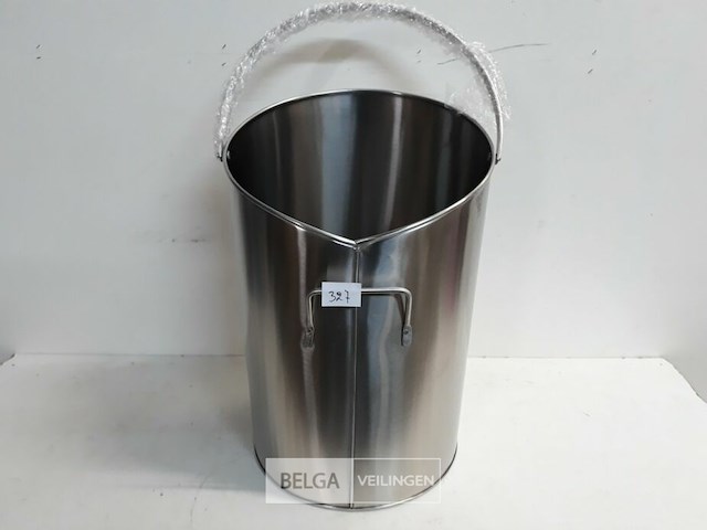 1 x kolen of pellet emmer 40 cm mat - afbeelding 1 van  3