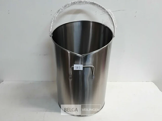 1 x kolen of pellet emmer 40 cm mat - afbeelding 1 van  3
