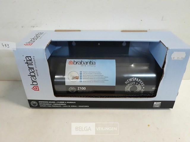 1 x krantenrol brabantia grey - afbeelding 2 van  3