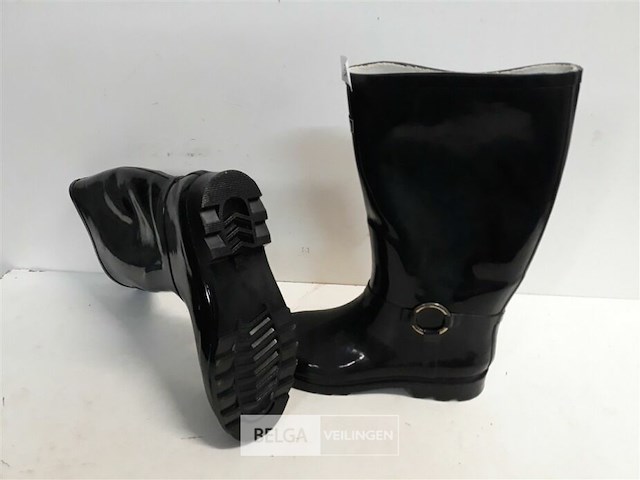 1 x laarzen rubber maat 40 zwart - afbeelding 3 van  3