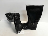 1 x laarzen rubber maat 40 zwart - afbeelding 3 van  3