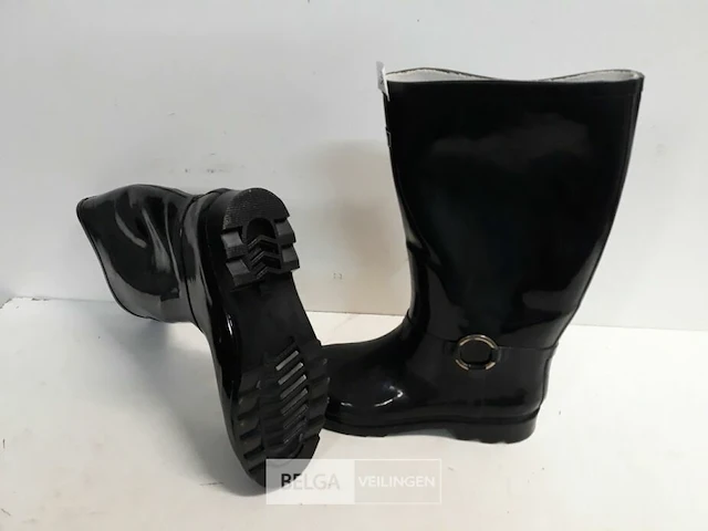1 x laarzen rubber maat 40 zwart - afbeelding 3 van  3