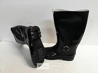 1 x laarzen rubber maat 40 zwart - afbeelding 3 van  3
