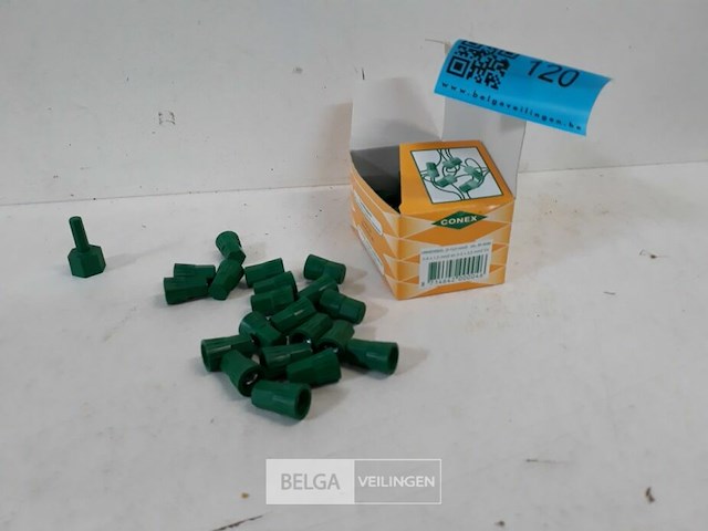 1 x lasdop groen 50 stuks - afbeelding 1 van  3