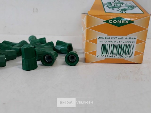 1 x lasdop groen 50 stuks - afbeelding 3 van  3