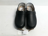 1 x lederen tuinschoen houten zool 38 - afbeelding 2 van  3