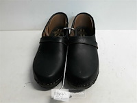 1 x lederen tuinschoen houten zool 41 - afbeelding 2 van  3