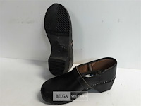 1 x lederen tuinschoen houten zool 41 - afbeelding 3 van  3