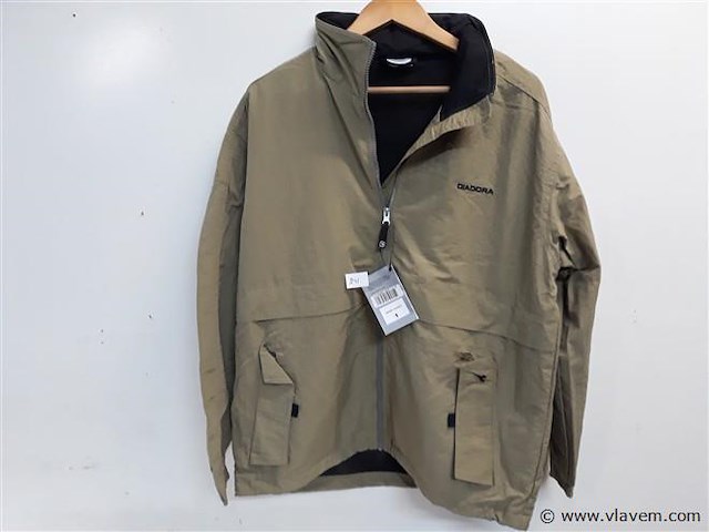 1 x lente zomerjas kaki groen diadora m - afbeelding 1 van  2