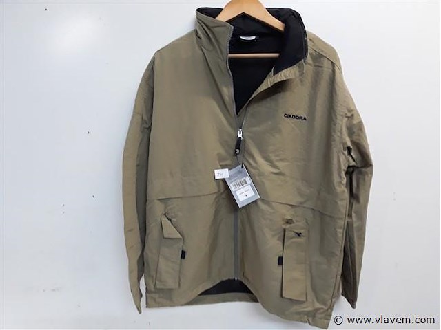 1 x lente zomerjas kaki groen diadora m - afbeelding 1 van  2