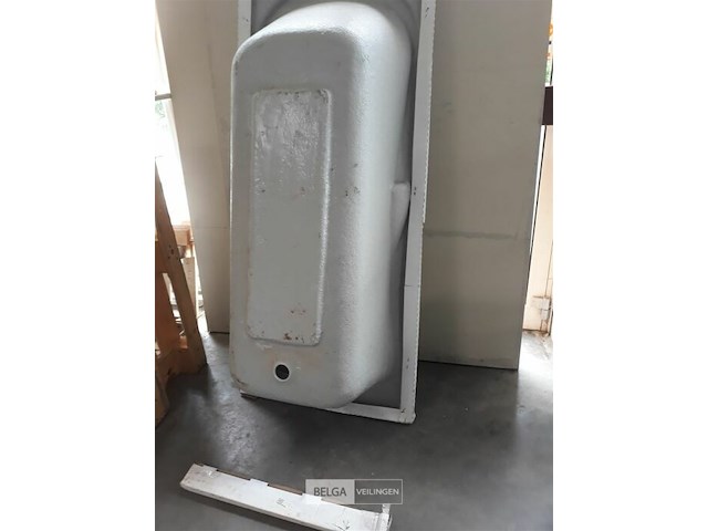 1 x ligbad 75x170 cm polyester/acryl wit - afbeelding 3 van  3