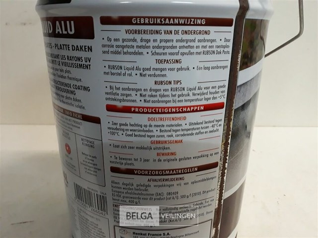 1 x liquid alu rubson 4 l (12m²) - afbeelding 3 van  3