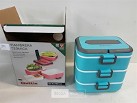 1 x lunchbox set 3-750ml blauw - afbeelding 2 van  3