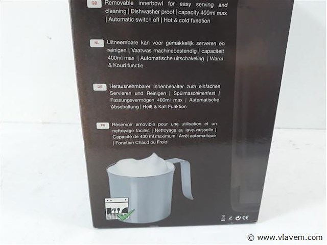 1 x melkopschuimer 400 ml - afbeelding 2 van  2