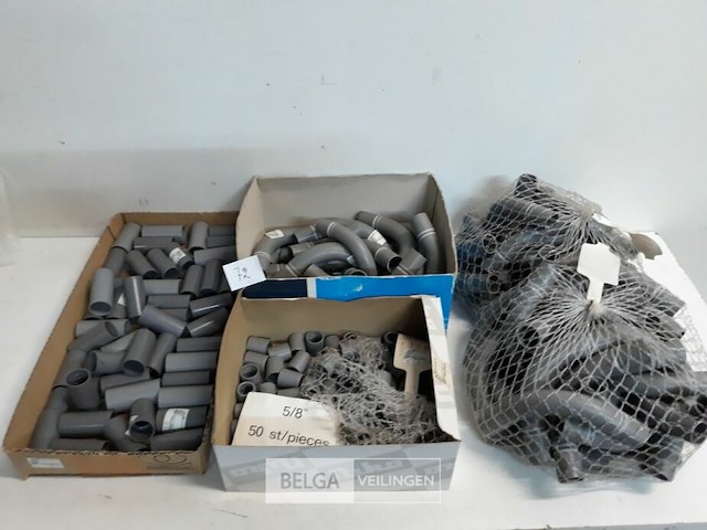 1 x mix pvc hulpstukken 5/8-3/4 - afbeelding 1 van  3