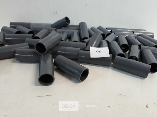 1 x mof voor buis 20mm grijs 45 stuks - afbeelding 3 van  3