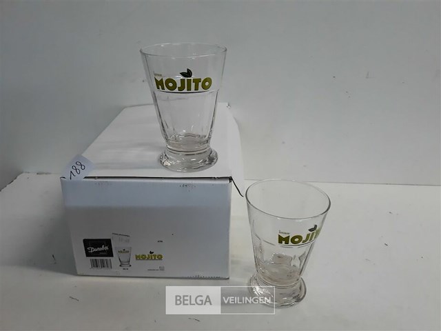 1 x mojito glazen 6 stuks - afbeelding 2 van  3
