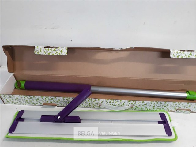 1 x mop alu basis velcro microvezel doek - afbeelding 3 van  3