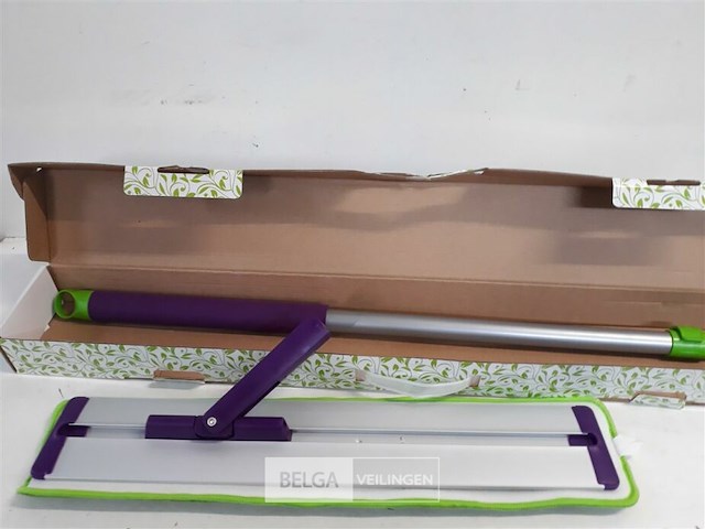 1 x mop alu basis velcro microvezel doek - afbeelding 3 van  3