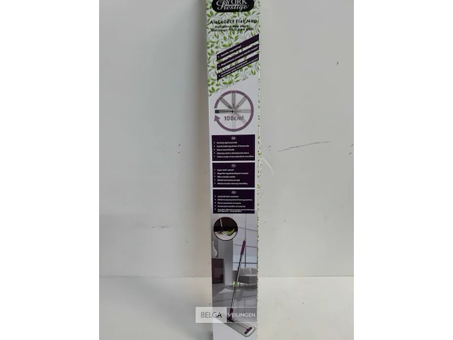 1 x mop alu basis velcro microvezel doek - afbeelding 2 van  3
