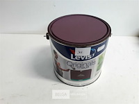 1 x muur en plafond verf mat dieppaars levis 2,5l - afbeelding 2 van  3