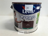 1 x muur en plafond verf mat dieppaars levis 2,5l - afbeelding 3 van  3