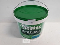 1 x muur en plafond verf stelatex 2,5l - afbeelding 1 van  3