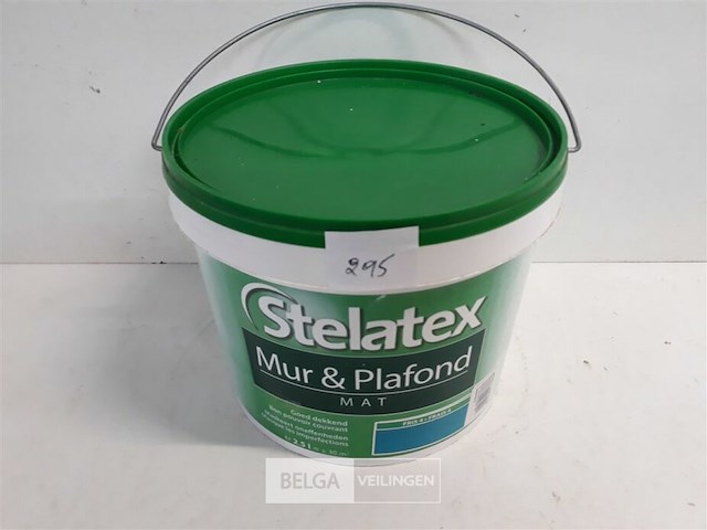 1 x muur en plafond verf stelatex 2,5l - afbeelding 2 van  3