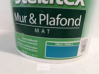 1 x muur en plafond verf stelatex 2,5l - afbeelding 3 van  3