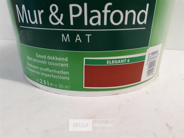 1 x muur en plafond verf stelatex 2,5l - afbeelding 3 van  3