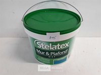 1 x muur en plafond verf stelatex 2,5l - afbeelding 2 van  3