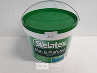 1 x muur en plafond verf stelatex 2,5l - afbeelding 1 van  3