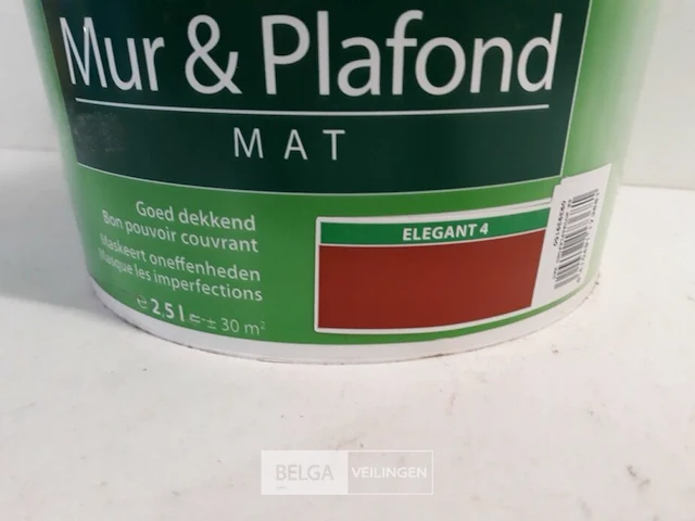 1 x muur en plafond verf stelatex 2,5l - afbeelding 3 van  3