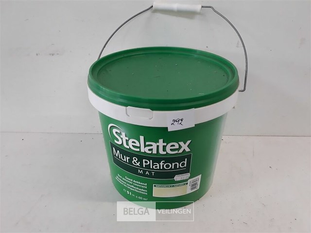 1 x muur en plafond verf stelatex 5 l - afbeelding 2 van  3