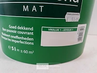 1 x muur en plafond verf stelatex 5 l - afbeelding 3 van  3