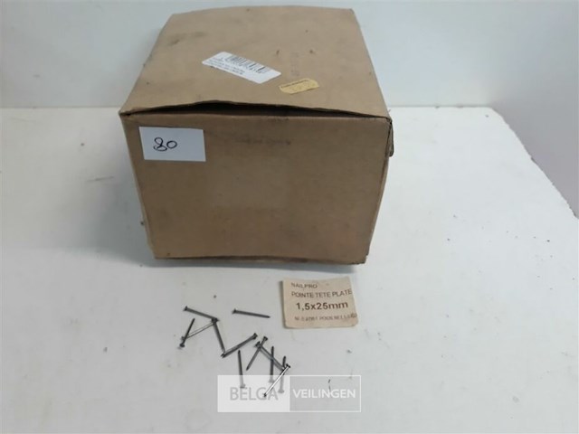 1 x nagels pk 25 mm 5 kg - afbeelding 1 van  3