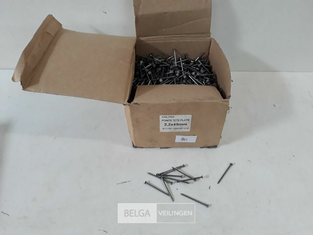 1 x nagels platte kop 2,2x45mm 5 kg - afbeelding 1 van  3