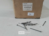 1 x nagels platte kop 2,2x45mm 5 kg - afbeelding 3 van  3